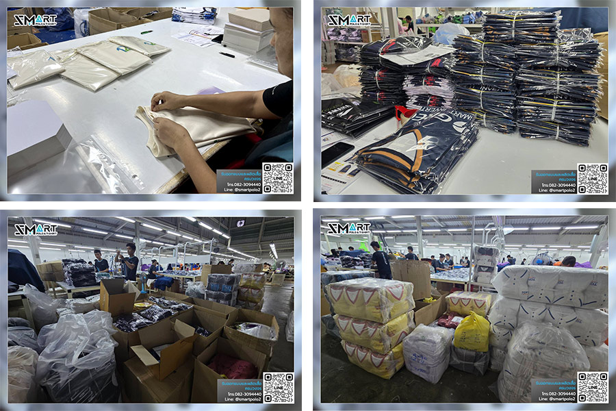สั่งผลิตเสื้อยืดจากทางโรงงานรับผลิตเสื้อ Smart Polo and T-Shirt 